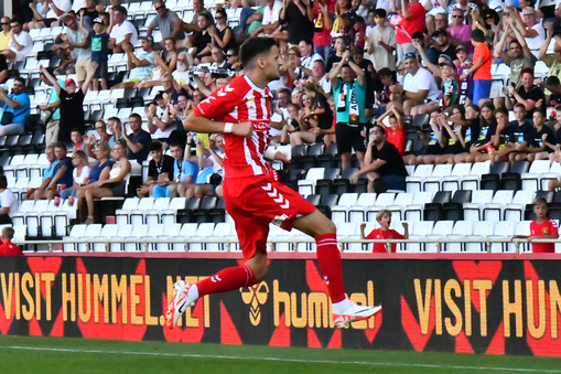 Albin Gashi erzielte mit seinem Premierentreffer den Ausgleich in der ersten Halbzeit