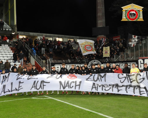 Die Fans und die Mannschaft haben eine Botschaft an alle Admiraner