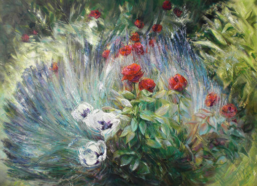 Endlich Sommer - Acryl - 78x18 - Heidemarie Franz ©