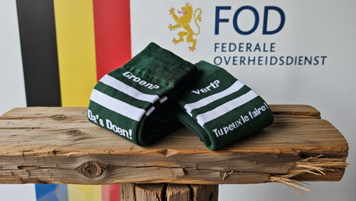 Sokken met logo laten maken en personaliseren Belgie