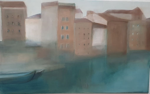  Venedig   Öl auf Leinwand  130 x 70 cm 