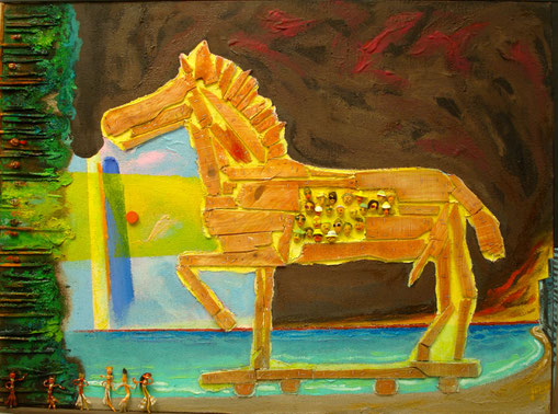 Le Cheval de Troie, Format 162x130