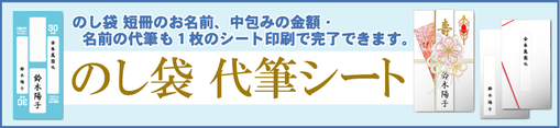 のし紙ソフト  のし彩V3 -マスタ－モデル