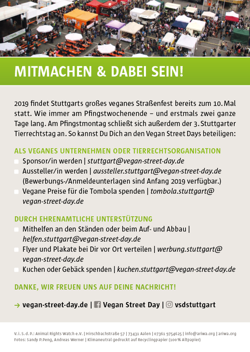 Vegan Street Days Stuttgart