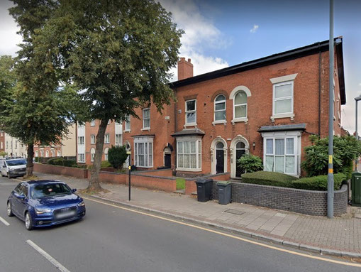 Terraced houses on Hamstead Road - image from Google Maps Streetview