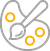 Icon einer Farbpalette