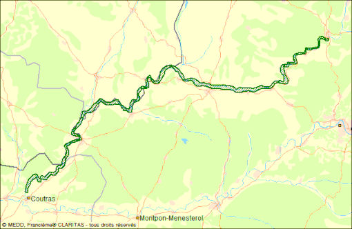 Projet du site Natura 2000 de la vallée de la Dronne