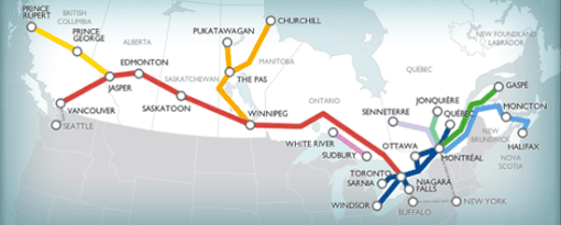 viarail plan kanada