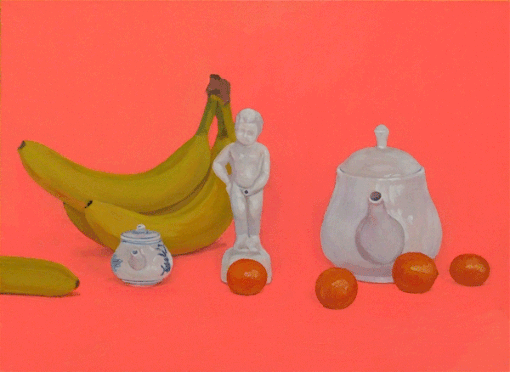 ３つの出口, 2009, 530×727mm, Oil on canvas
