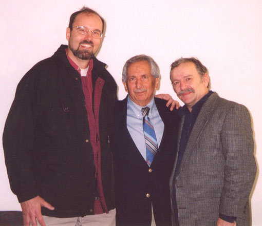 Henry Kashouty's ( centre ) visit 2003