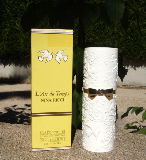 L'AIR DU TEMPS - VAPORISATEUR BLANC RECHARGEABLE - EAU DE TOILETTE 50 ML