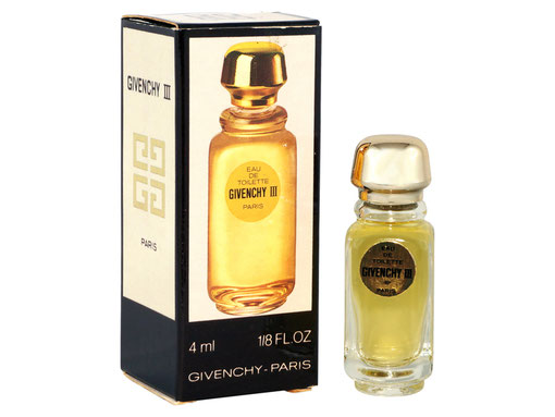 GIVENCHY III - EAU DE TOILETTE 4 ML - BOÎTE DIFFERENTE DE LA PRECEDENTE