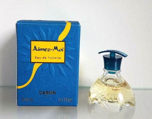 AIMEZ-MOI - EAU DE TOILETTE 3 ML, BOUCHON BLEU EN PLASTIQUE