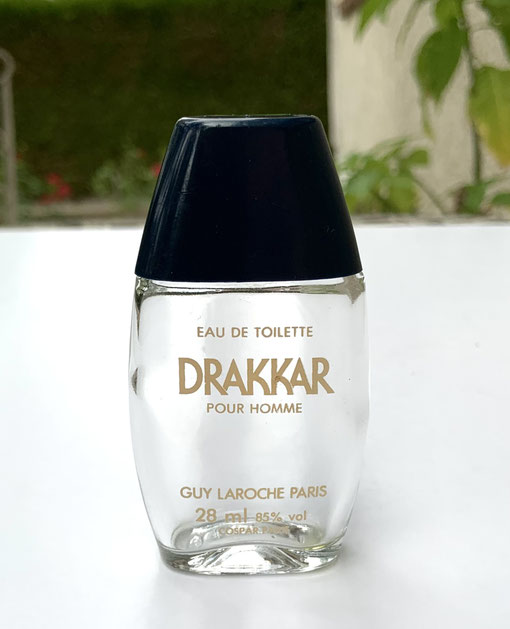 GUY LAROCHE - DRAKKAR EAU DE TOILETTE POUR HOMME : FLACON ANCIEN NON VAPORISATEUR 28 ML