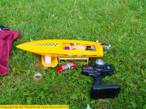 Die Speed Star von MHZ bei der ersten Testfahrt, rennt schon sehr gut, da muss noch einiges geendert werden.