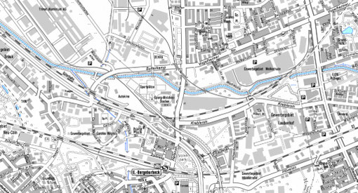 Denkmalkarte der Stadt Essen (Ausschnitt GMS)