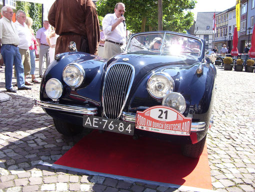 Immer wieder eine Augenweide: Der Jaguar XK 120