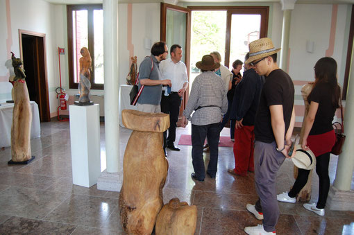 Eröffnungs-Ausstellung in der Villa Valeri