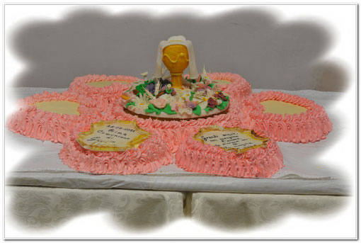 torta completa Comunione di Giulia