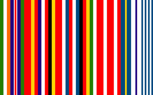 la Bandiera d' Europa ideata da Rem Koolhaas - arch. Olandese