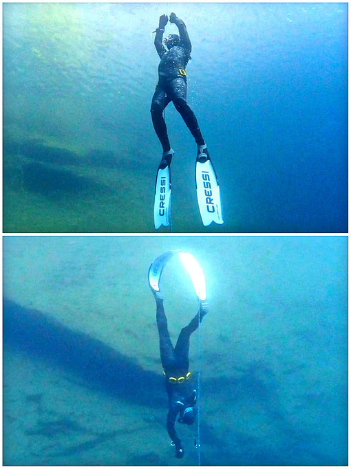 Freediving - See im Berg / Messinghausen (Foto: J. Eckert)