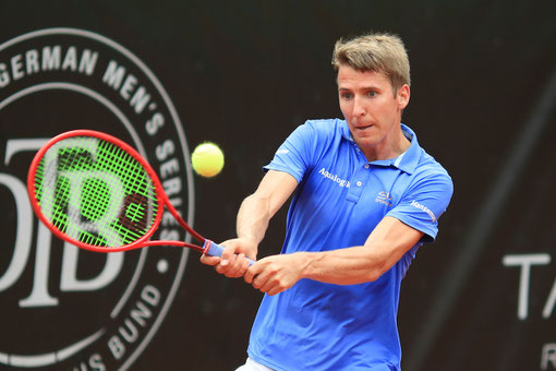 Davis Cup-Spieler Cedric-Marcel Stebe; Foto: Jürgen Hasenkopf   