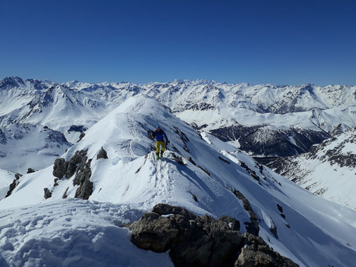 Skitouren, Ofenpass, Graubünden, Scuol, Piz Vallatscha