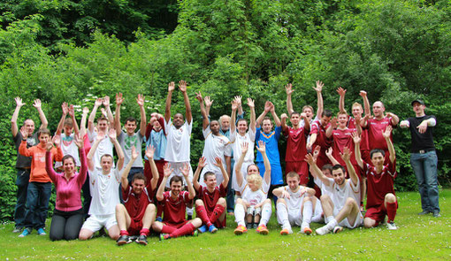 Kommt ma' lecker bei uns bei: "Futsalicious I & II" macht mit den treuesten Fans 'ne ordentliche Welle (Foto: Vanessa)
