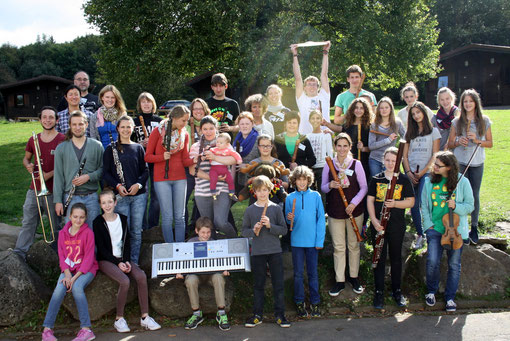 "The Wild Woodies" bei der Orchesterfahrt in Heisterberg 2014