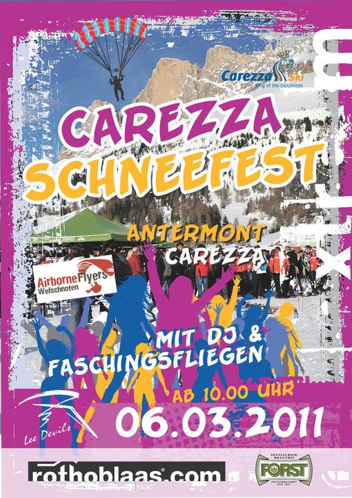 Carezza Schneefest und Faschingsfliegen 2011