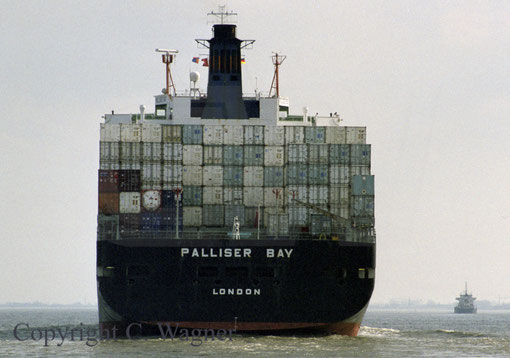 Photo from Container ship Palliser Bay stern view