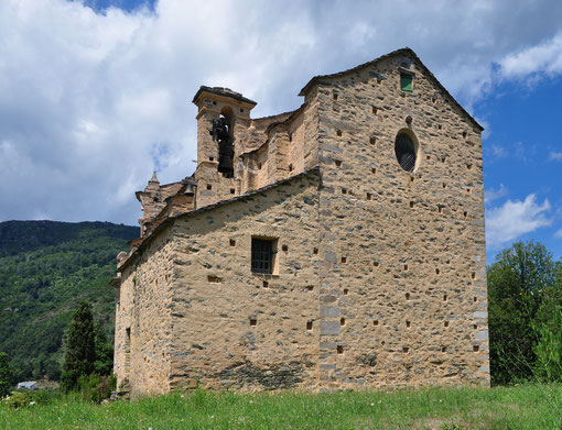 Giocatojo - Eglise San Quilico - Chevet plat et sacristie ajoutée