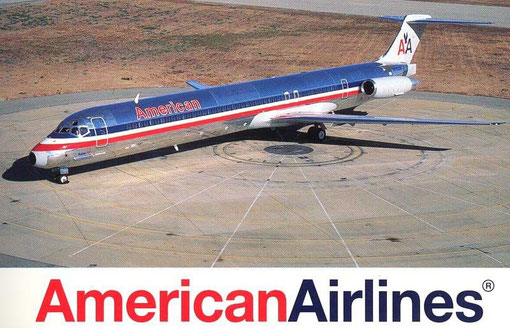 Postkarte/Courtesy: American Airlines