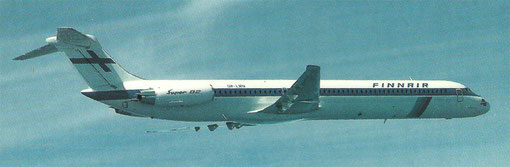 Die erste MD-82 für Finnair/Courtesy: McDonnell Douglas