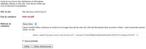 Choix de la validation