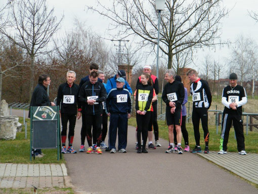 Die Läuferinnen und Läufer über 3 km und 6 km