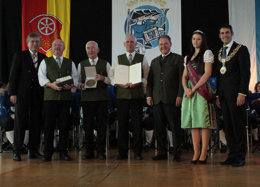 Zelter-Plakette an MGV Nordheim - 2012 - Verleihung in Alzenau/Michelbach