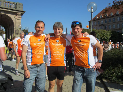 Erwin Gradl, Bernhard Wilterius und Stefan Lindner v. l. n. r.