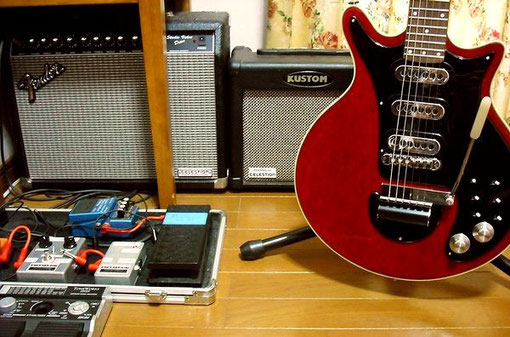 ブライアン・メイ　レッドスペシャル　レプリカ・コピーモデル　Brian May, RedSpecial,自作・改造・製作,トレブルブースター,VOX,AC-30,AC30