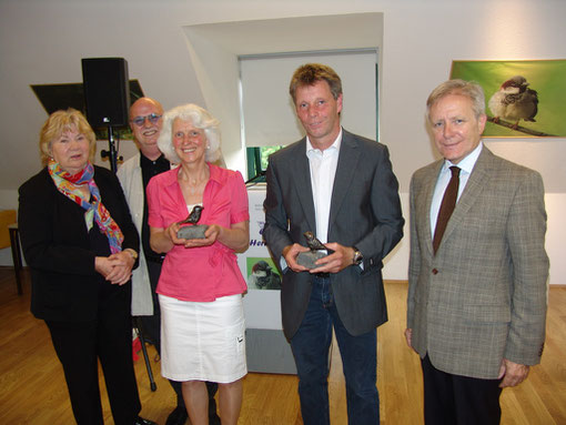 Erika Wagner, Christian Stratmann, Annemarie Krone, Joachim Lilei und Oberbürgermeister Horst Schiereck