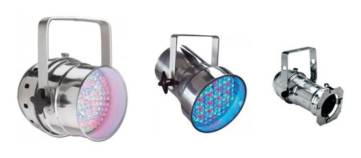 2 x PAR 56 LED DMX _________________ 2 x PAR 38 LED DMX _______________ 6 x PAR 16 LED