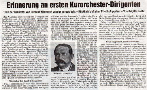 Wetterauer Zeitung vom 21. Oktober 2008