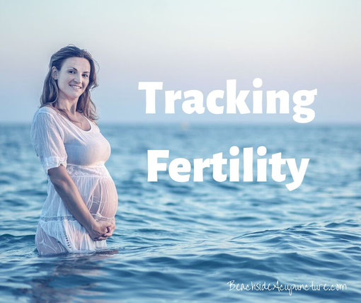 Tracking Fertility - Pregnant woman standing in the ocean