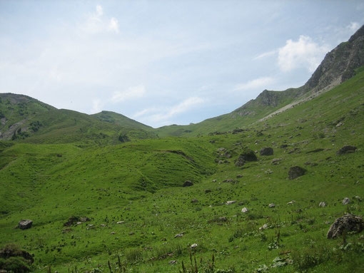 Montée au Col de Coux