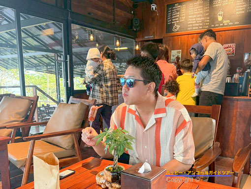ボーコー国立公園・コーヒー屋さん