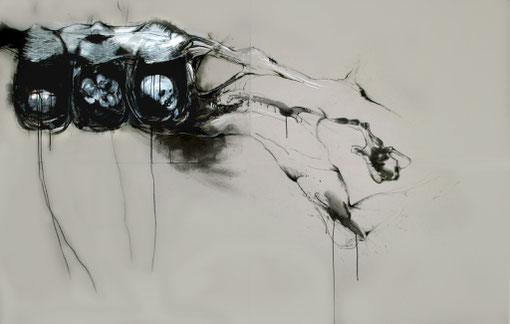 Acrylique sur carton Dim:160cmx240cm