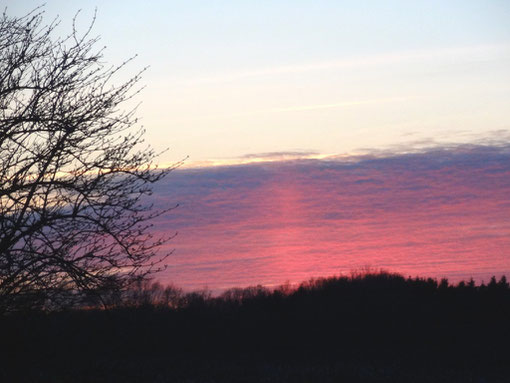 Sonnenuntergang in der Gegend um Axstedt Lohe Bramstedt Bokel Kransmoor Langenfelde