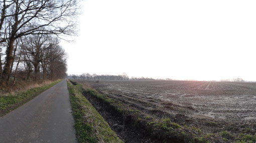 Asphaltweg Richtung Axstedt (c) Alte Schule Bokel