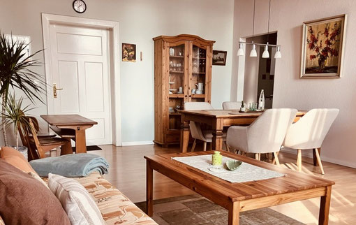 Foto Ferienwohnung Alte Schule Bokel - Wohn-/Schlafraum