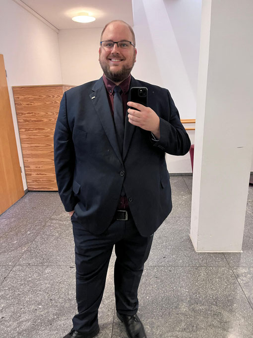 Thomas Stüber als Hallensprecher bei den Eulen Ludwigshafen